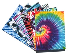 Kittrich 2-Pocket High Quality Tie Dye Premium Glossy Paper Portfolio Folders