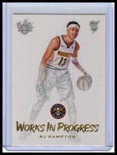 2020-21 Panini Court Kings #30 RJ Hampton Works in Progress