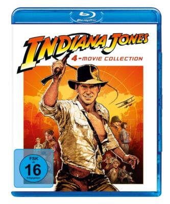 Indiana Jones - BOX 1-4 (BR) 4Disc Min: 483/DD5.1/WS - Paramount/CIC  - (Blu-ra