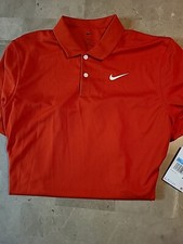 NIKE DRI FIT GOLF RED POLO SHIRT MEN'S SIZE MEDIUM BNWT 45.00