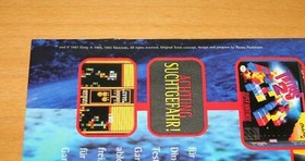 1993 Tetris 2 Nintendo SNES NES Game Boy Vintage Promo Poster / Ad Art Print