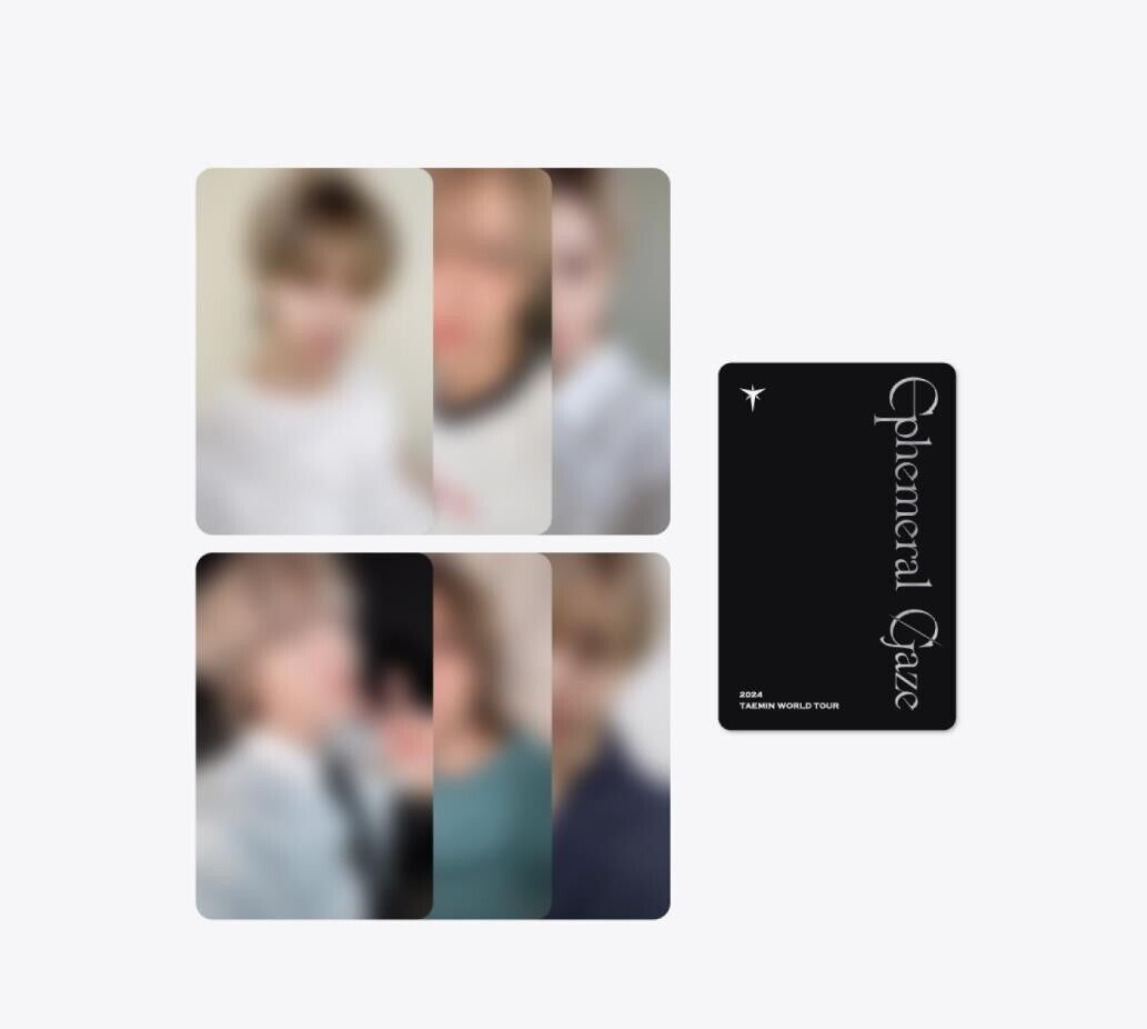 TAEMIN WORLD TOUR Ephemeral Gaze SHINEE OFFICIAL MD GOODS TAEMIN WORLD TOUR Ephemeral Gaze SHINEE OFFICIAL MD GOODS