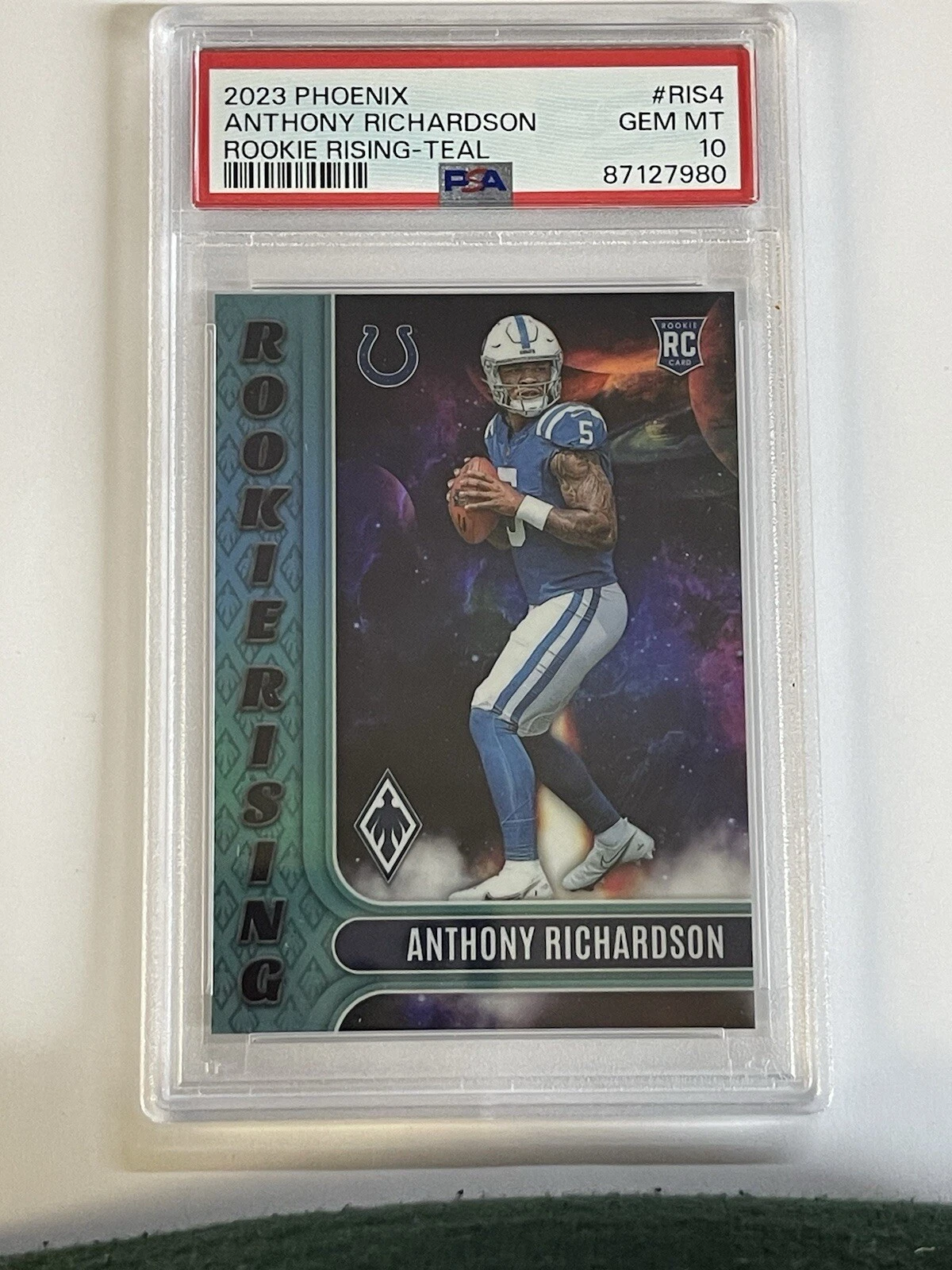 Anthony Richardson Panini Phoenix Rookie Rising #RIS4 Teal