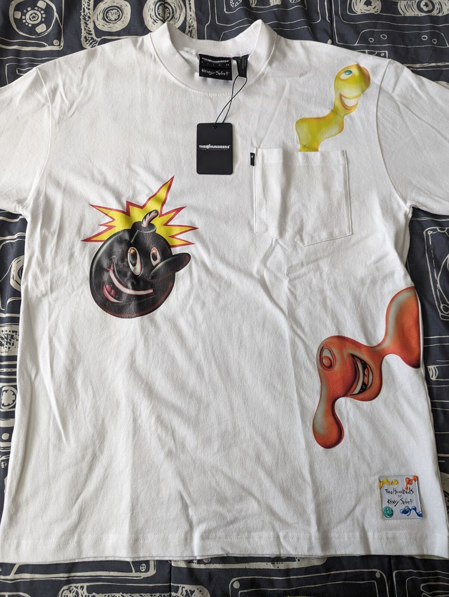 The Hundreds Kenny Scharf White T Shirt mens size Medium New With Tags |  eBay