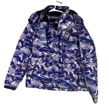 NWT MOERDENG Women’s M Hood Zip Pocket Jacket Winter Gorpcore Fleece Purple