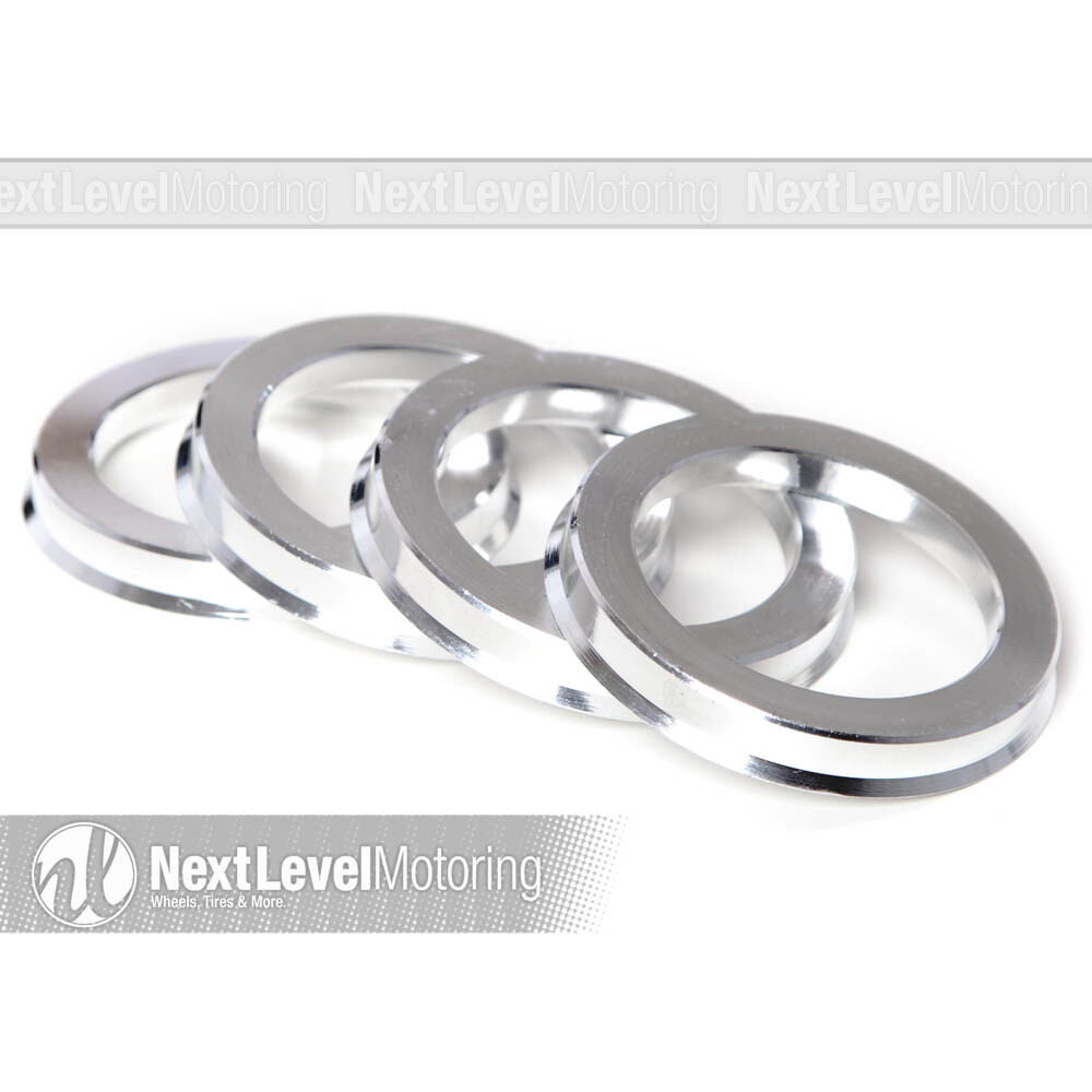 Circuit Performance Aluminum Hub Centric Rings - 72.56mm To 54.1mm, Set Of 4, For Wheel Vibration Reduction