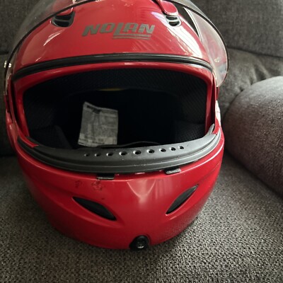 Nolan Classic Flip Up Helmet Italy Red Size Small N100 DOT