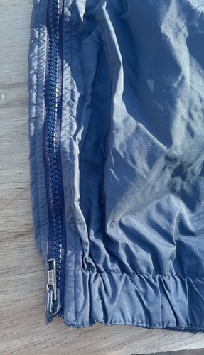 HEAD Sportwear Fabric Entrant Windbreaker Full Side Zip Pants USA Men Gray SZ L - Picture 3 of 8