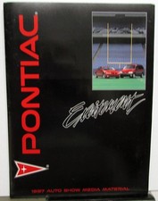 1997 Pontiac Auto Show Press Kit Grand Prix Trans Am Firebird Bonneville