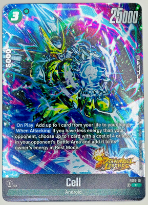 #ad Cell FS10 10 Legends Stamp Foil Dragon Ball Super Card Game NM $3.99