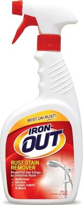 Iron OUT Rust Remover Gel 24oz   Powerful Spray for Stains