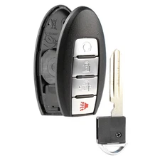 Key Fob Remote Start Shell Case Replacement for Nissan KR5S180144014 204