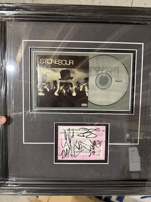 Stone Sour  Autographed Venue Ticket Professionally Framed  JSA LOA Corey Taylor