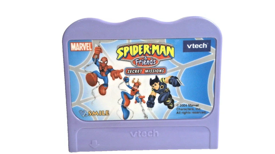 VTech V.Smile лот из 5 игр картриджи с алфавитом Mickey Spider-Man Scooby Lion King - Изображение 3 из 4
