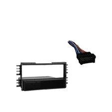 Fits Hyundai Sonata 2002-2005 Metra Single DIN Dash Kit with Harmony Harness