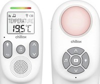 Chillax CB260 Audio Baby Monitor DECT LCD Screen 340m Range Temp Sensor