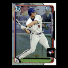 Carl Wise #139 2015 Bowman Chrome Draft Refractor Toronto Blue Jays Baseball MLB
