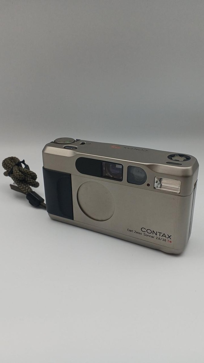 CONTAX Kyocera T2 Film Camera,Titanium Body,Sapphire Glass,38mm F2