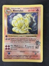 ninetales pokemon card first edition PSA 9 MINT Ninetales BREAK retains the attacks NINETALES - 12/102 - Base