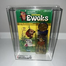 Vintage Star Wars Ewoks Urgah Lady Gorneesh 1985 CANADA GRADED CAS 75