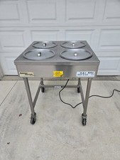 Belshaw H&I-4 Commercial Donut Icing Table 4-Bowl Heated Water Bath Tested