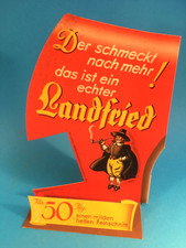 Werbpappe  "Landfried 50 Pfennig",  Heidelberg um 1950