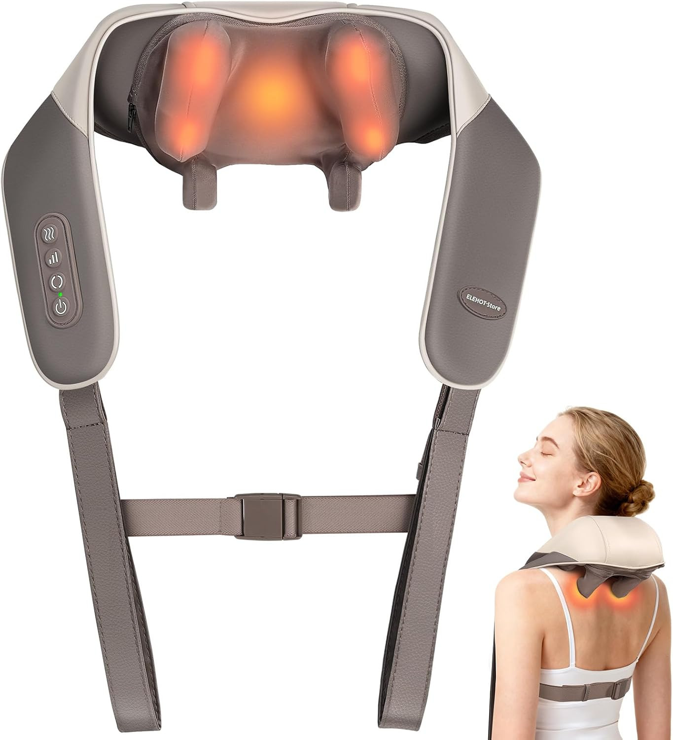 Massaggiatore Professionale 4D Collo Spalle - Cordless 2600mAh