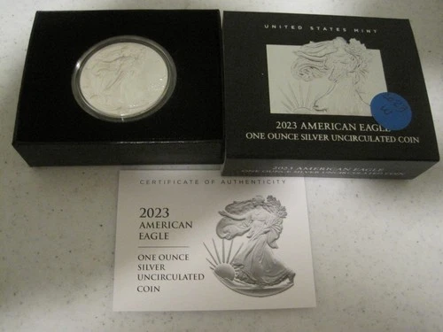 2023 W U S Mint Uncirculated Silver Eagle with Original Government Packaging
