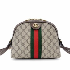 GUCCI Ophidia GG Supreme Shoulder Bag PVC Leather CrossBody 509085