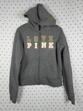 Victorias Secret Pink FAVORITE SWEATS y2k Vintage LARGE Embroidered UNIVERSITY