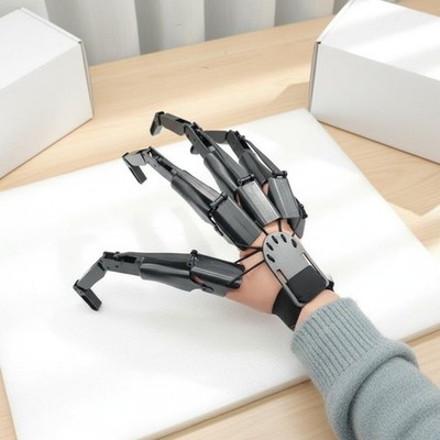 Bewegliche Gelenkfinger voll beweglich Skelett-Handprothese für Cosplay-Events