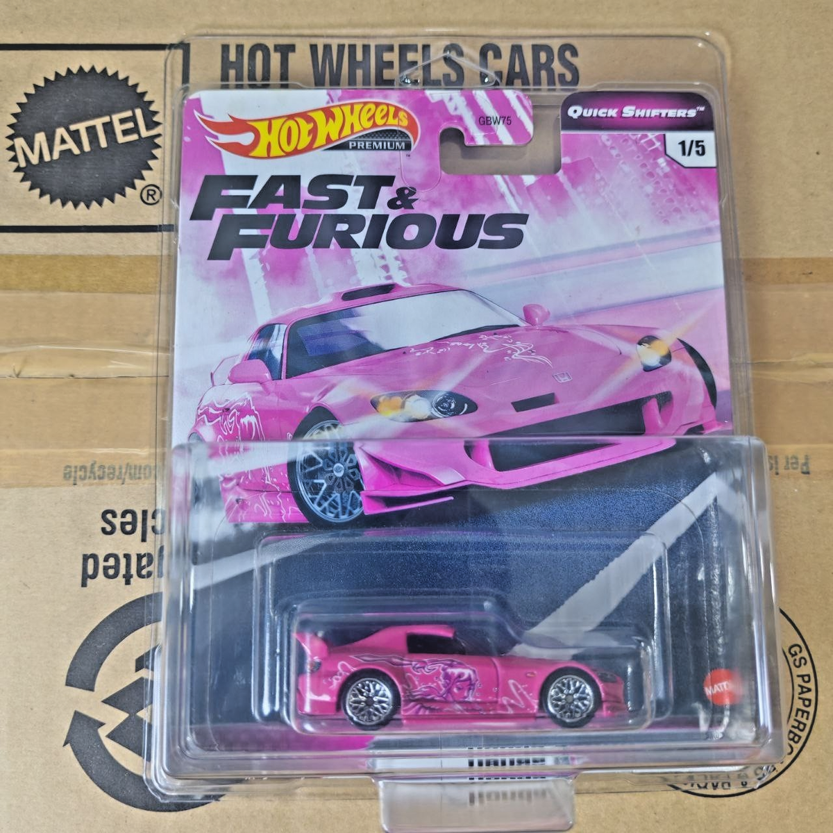 Hot Wheels Premium Fast and Furious Honda S2000 Pink Suki Quick