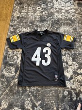 NFL Pittsburgh Steelers Football Jersey 43 Troy Polamalu Size: M Boy