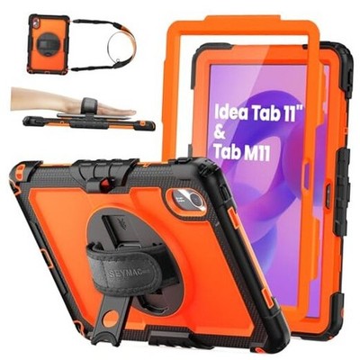 Tablet Case for Lenovo Idea Tab 11'' / M11 11-inch Orange+Black