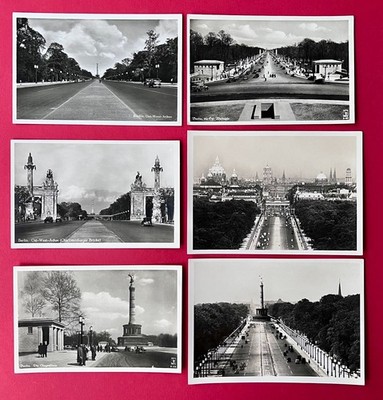 6 x Foto AK BERLIN 1939/46 Siegessäule Charlottenburger Chaussee    ( 167538