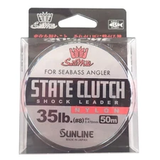 SUNLINE Leader Saltmate State Clutch Nylon 50m No. 8 35lb Clear