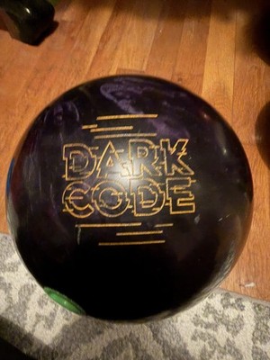 DARK CODE ボウリングボール 黒　ストーム　15P USED - Bowling Ball - 15lb Storm 