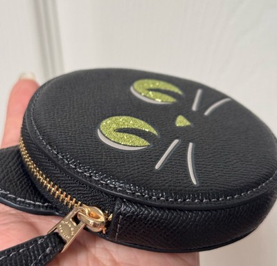 Coach Coin Case With Halloween Black Cat CW464 New | eBay