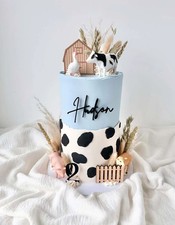 Personalised Acrylic Name Cake Charm Cake Topper in Font 1