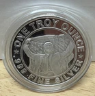 2024 Donald Trump Flag Rare MAGA Coin 1 Troy Oz .999 Fine Silver Round