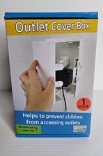 Electrical Outlet Cover BOX Baby Proofing Dual Lock EZ Install Brand New In Box