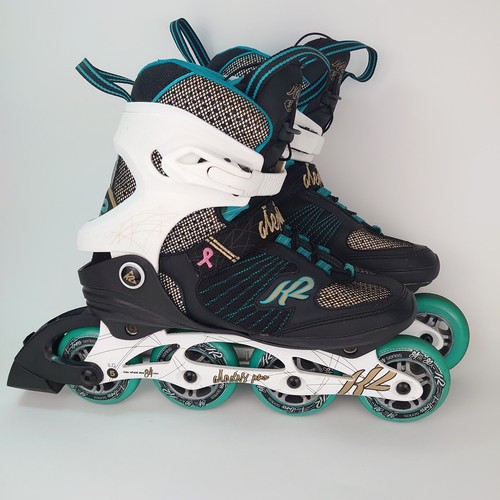 K2 Alexis Pro 84 W Inline Skates Women's Size US 9 Teal Black White ILQ 5
