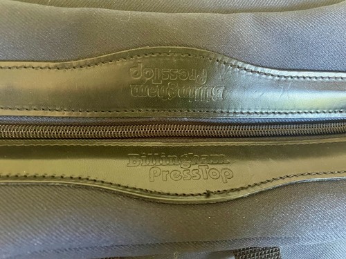 Billingham Presstop 106 Camera Bag - Navy FibreNyte/Black Leather - NEW / UNUSED - Picture 7 of 7