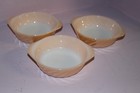 Vintage Anchor Hocking Lusterware small casserole swirl design set of 3 — photo 6