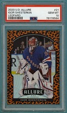 2020 Upper Deck Allure Igor Shesterkin Leopard #21 PSA 10! POP 1! Rangers!