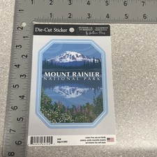 Decal - Mt Rainier National Park- Die Cast - Free Shipping