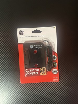 GE Car Cassette Tape Adapter Converter for MP3 iPhone iPad Android NEW