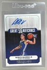 Patrick Baldwin Jr 2022 Panini Hoops #GS-PBW Great SIGnificance Rookie RC Auto