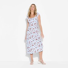 Women's Flutter Cap Sleeve Maxi A-Line Dress - Wild Fable