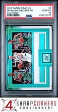 2017 STATUS FACTIONS #6 KYRIE IRVING-GORDON HAYWARD-AL HORFORD POP 3 PSA 10